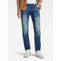 G-Star RAW G-star 3301 Slim Fit Jeans - Stonewash, Stonewash, Size 36, Length Regular, Men