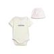 adidas Sportswear All in One and Bib Gift Set - Pink, Pink, Size 0-3 Months