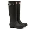 Hunter Original Tall Welly Boots - Black, Black, Size 7, Women