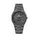 Vivienne Westwood Bank Unisex Quartz Watch With Dark Grey Dial And Ipgun Stainless Steel Bracelet