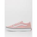 Vans Junior Girls Old Skool Trainer - Pink/White, Pink/White, Size 4 Older