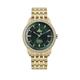 Vivienne Westwood Eastend Ladies Quartz Watch with Green Dial and Gold Stainless Steel Bracelet, Gold, Women