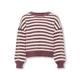 Only Kids Girls Stripe Knitted Jumper - Rose Brown, Dark Pink, Size Age: 5-6 Years, Women