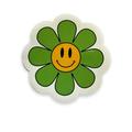 Discontinued -In Stock - Green Flower Power Vinyl Sticker