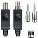 M-ONE UHF Microphones DSP Wired to Wireless System XLR Transmitter Receiver Signal Adapter for Dynamic Microphone Guitar