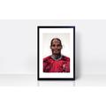 Virgil Van Dijk Wall Print Thick Cardstock | Art Gift Home Decor Kitchen House Liverpool Artwork Scouse Scouser Design