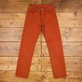 Vintage Levis 501 Jeans 29 X 34 90S Medium Wash Straight Orange Red Tab Denim