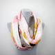 Infinity Scarf Women Lightweight Watercolor Abstract Print Scarves For Spring Fall Shawl Wrap