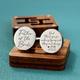 Father Of The Bride Gift, Father's Day Personalized Wedding Cufflinks, Gifts From Bride, Custom