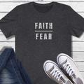 Faith Over Fear Shirt, Inspirational T Motivational Christian Tee, Yoga Shirt