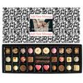 Martin's Chocolatier Personalised Chocolate Gift Box in Heart/Love Print Add A Custom Message & Photo 30 Chocolates, 15 Flavours