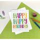 Fun Birthday Greeting Card. Rainbow Sprinkles Card For Her, Him, Kids, Friend, Sister, Coworker