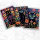 Set Of 3 Black Cats Cards, Christmas Cards Pack, Holiday Card, Versatile Greeting For Cat Lover