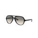 Ray-Ban CATS 5000 CLASSIC Lunettes de soleil Monture Noir Verres Gris 59-13