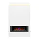 Be Modern Hanthorpe White Inset Electric Fire Suite