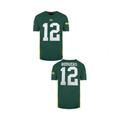 Fanatics Mens Aaron Rodgers 12 Green Bay Packers Shirt - Size Medium