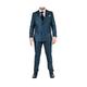 TruClothing Mens Classic Olive Double Breasted 2-Piece Suit Wool - Size 42 (Chest)