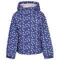 Trespass Childrens Girls Hopeful Waterproof Rain Jacket (Dark Blue/Pink Print) - Size 3-4Y