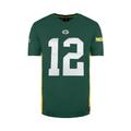 Fanatics Mens Aaron Rodgers 12 Green Bay Packers Shirt - Size Small
