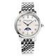 Frederique Constant Frédérique Slimline Moonphase WoMens Silver Watch FC-206MPWD1S6B Stainless Steel (archived) - One Size