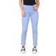 M&Co Womens High Rise Tapered Straight Leg Mom Jeans in Sky Blue Denim - Size 20 Regular
