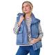 Roman Womens Pocket Detail Quilted Gilet - Blue - Size 16 UK