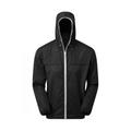 Asquith & Fox Mens Shell Lightweight Jacket (Black/White) - Size Medium