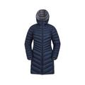 Mountain Warehouse Womens/Ladies Florence Long Padded Jacket (Navy) - Size 8 UK