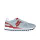 Saucony Originals Mens Shadow Original Trainers in Grey red Mesh - Size UK 7.5