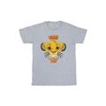 Disney Boys The Lion King Future T-Shirt (Sports Grey) - Light Grey Cotton - Size 5-6Y