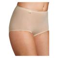 Sloggi Womens Basic+ Maxi Briefs 4 Pack - Beige Cotton - Size 6XL