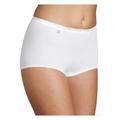 Sloggi Womens Basic+ Maxi Briefs 4 Pack - White Cotton - Size 7XL