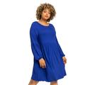 Roman Curve Womens Plain Tunic Dress - Blue - Size 20 UK