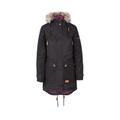 Trespass Womens/Ladies Clea Waterproof Parka Padded Jacket - Black - Size Large