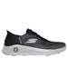 Skechers Men's Slip-ins: GO WALK Anywhere - Worldwide Sneaker | Size 12.0 | Black/Gray | Textile/Synthetic | Machine Washable | Arch Fit | Hyper Burst