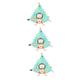 ibasenice 3 Pcs Baby Comforter Baby Chew Toy Chewing Toys for Babies Baby Washcloth Baby Doll Towel Baby Towel Towels Triangular Scarf Spandex Super Soft Newborn Cartoon