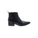 Marc Fisher LTD Ankle Boots: Black Print Shoes - Women's Size 7 1/2 - Almond Toe