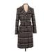 Kenneth Cole REACTION Wool Coat: Brown Jackets & Outerwear - Women's Size 6