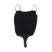 ASTR The Label Bodysuit: Black Solid Tops - Women's Size X-Small