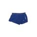 Nike Athletic Shorts: Blue Solid Activewear - Women's Size Medium