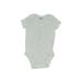 Just One You Made by Carter's Short Sleeve Onesie: Gray Marled Bottoms - Size 3 Month