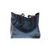 Coach Tote Bag: Pebbled Blue Solid Bags