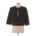 St. John Blazer Jacket: Short Black Polka Dots Jackets & Outerwear - Women's Size 6