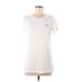 Under Armour Active T-Shirt: White Solid Activewear - Women's Size Medium