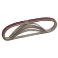 QTY 5 13mm x 457mm 80 Grit Sanding Belts For Belt Sander