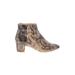 Katy Perry Ankle Boots: Tan Snake Print Shoes - Women's Size 10