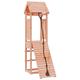 vidaXL Playhouse with Climbing Wall Playground Wooden Garden Play Climbing Frame Outdoor Play Set Tower Playhouse for Kids Solid Wood Douglas