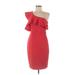 Betsy & Adam Casual Dress - Sheath: Red Dresses - Women's Size 6