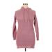 Full Circle Trends Casual Dress - Sweater Dress: Pink Dresses - Women's Size X-Large