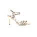Zara Heels: Gold Shoes - Women's Size 39 - Open Toe